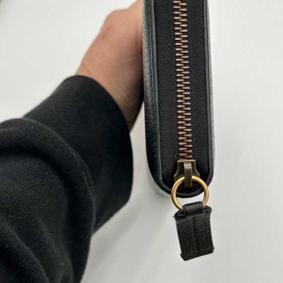 π₯GUCCI ANIMALIER LEATHER ZIP AROUND WALLET  π₯FULL INCLUSIONπ₯ - Picture 6 of 14